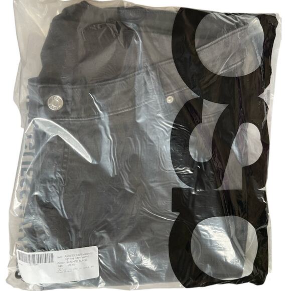 Asos Washed Black Maternity Ultimate Skinny Jeans, US12 - Picture 6 of 8